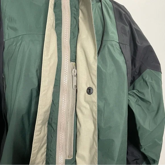 CABELA’S OUTDOOR GEAR Dry Plus Hooded Utility Rain Wind Jacket Winter Coat TALL - Picture 7 of 13